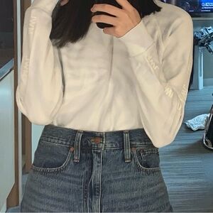 MWL White Long Sleeve Top